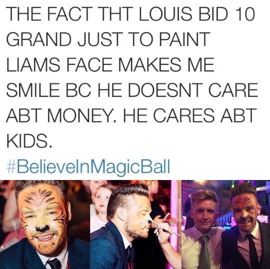 Louis is amazing for doing this for two reasons: 1) Because 