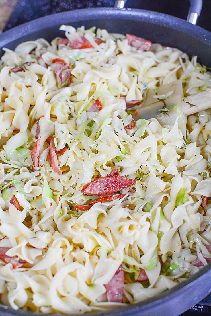 Haluski with Kielbasa