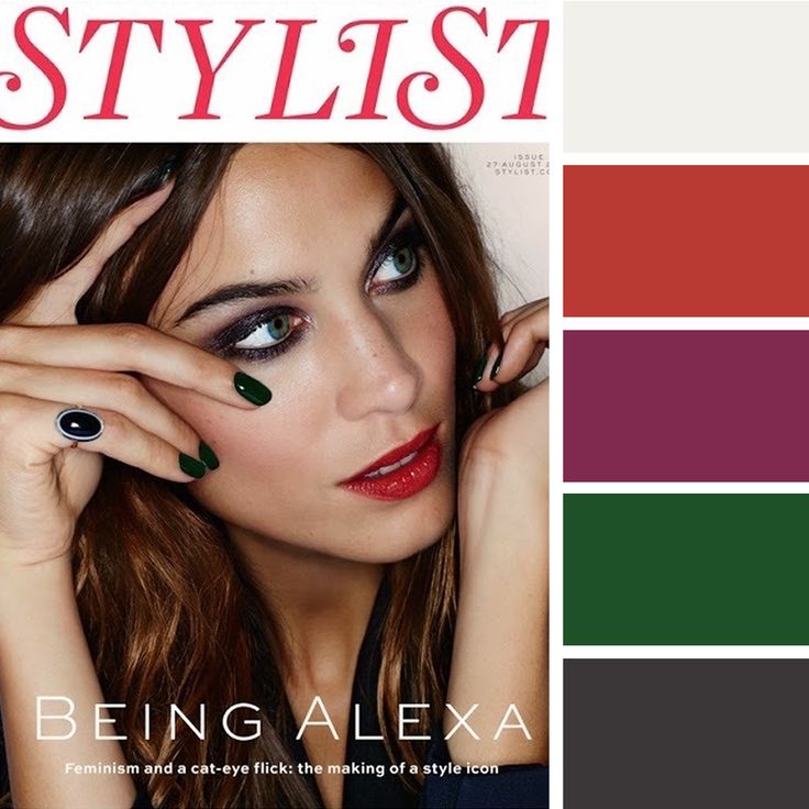 A Bright Spring colour palette - Alexa Chung for Stylist Mag