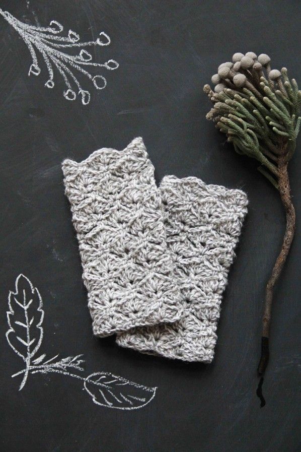 Free Pattern Crejjtion, Chunky Fingerless Gloves