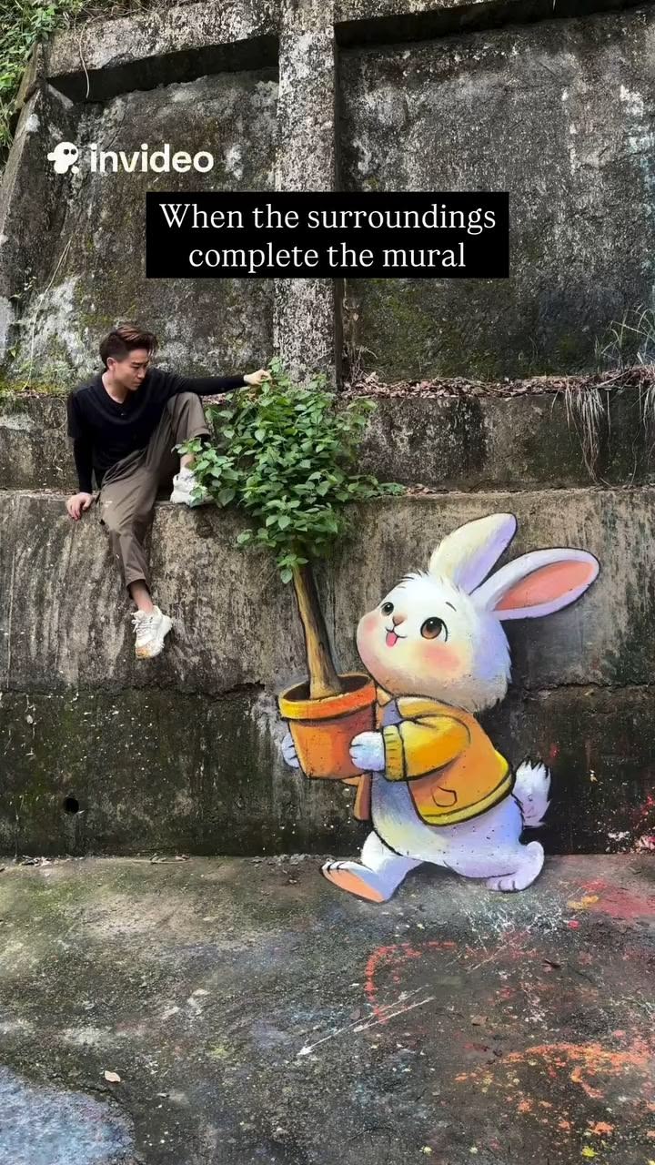 Zhang Xiaoyuan is a Chinese mural artist known for creating 
