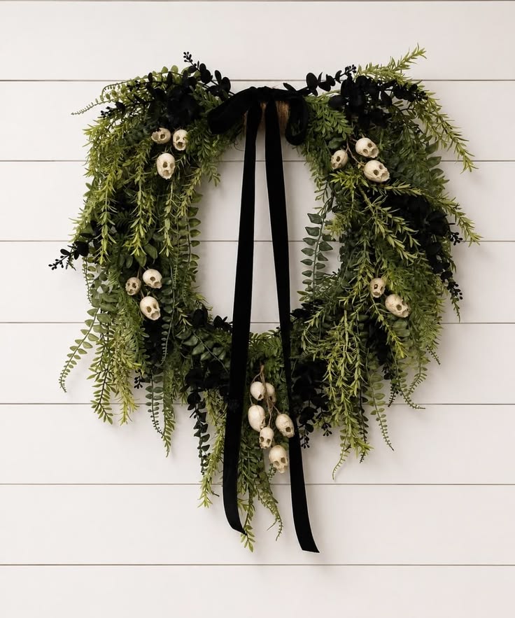 Add a dark, dramatic touch to your Halloween decor with this