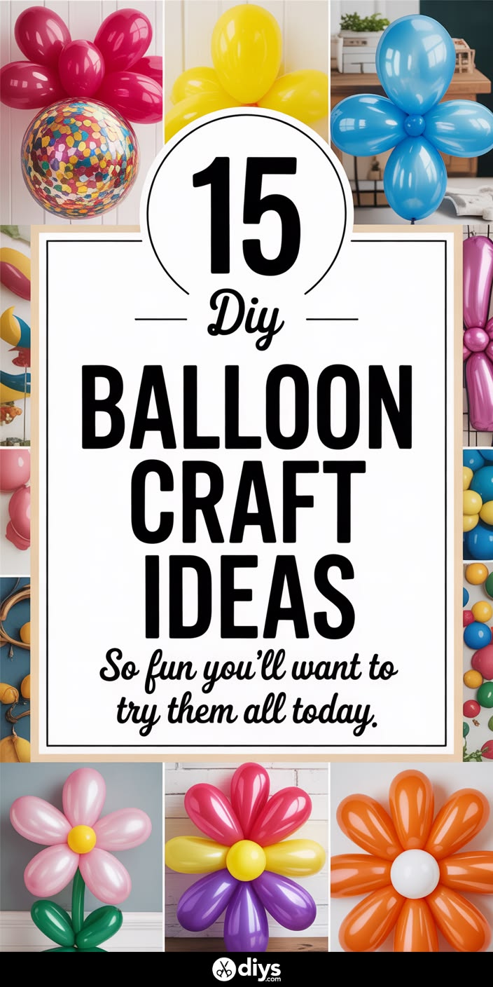15 balloon craft ideas to spark your next party—DIY garlands