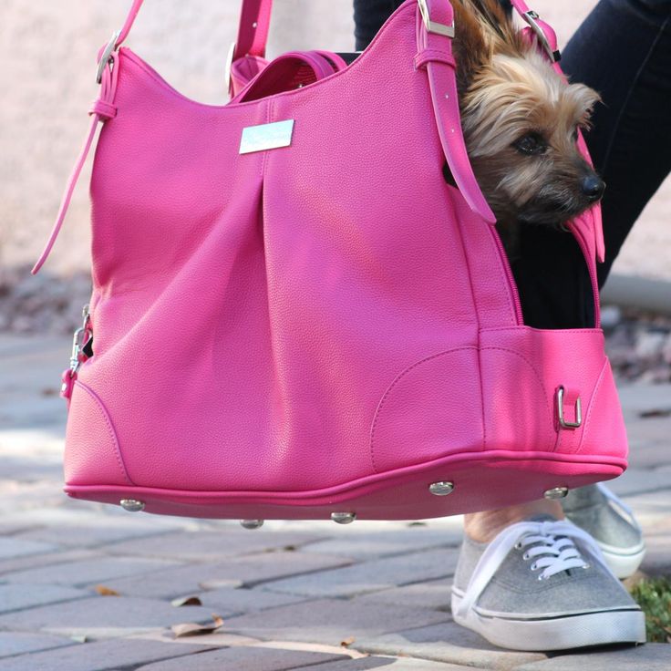 New Dog Carry Handbag - high quality faux Leather outer mate