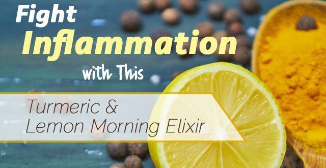 Fight Inflammation with This Turmeric and Lemon Morning Elix
