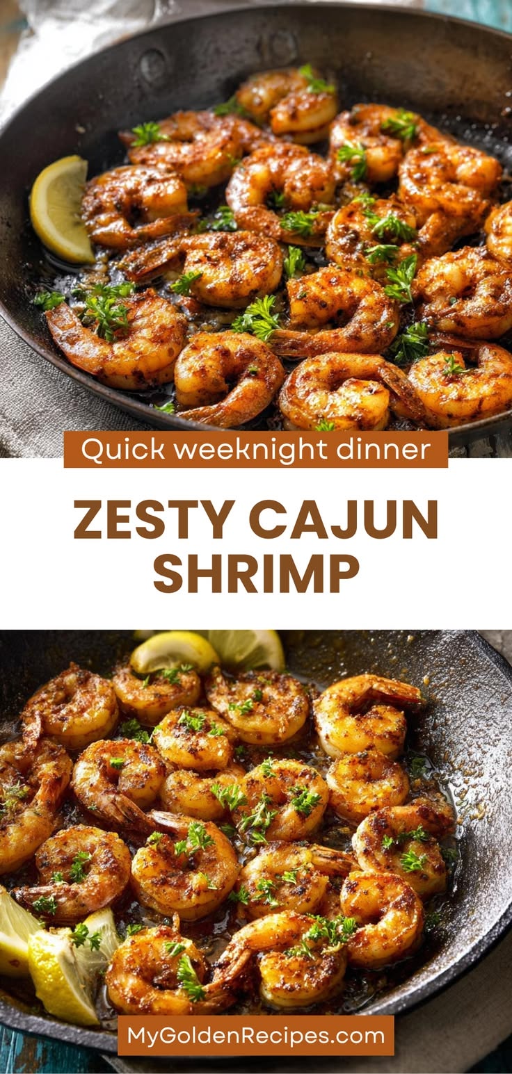 Elevate your dinner game with mouthwatering Cajun shrimp rec