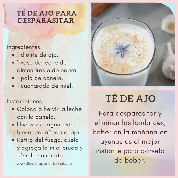 Si sufres de lombrices intestinales, este sencillo pero pode