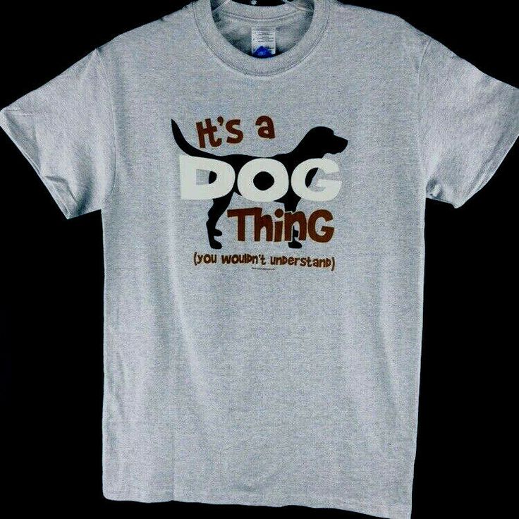 Dog T-shirt Cotton Gray NWT S M L XL 2XL Gildan #Gildan #Sho