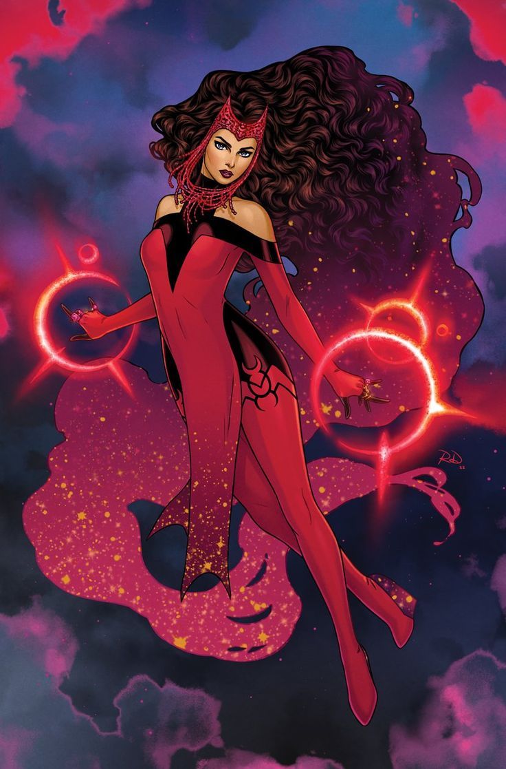 Moon Knight #12 Hellfire Gala variant cover - Scarlet Witch 