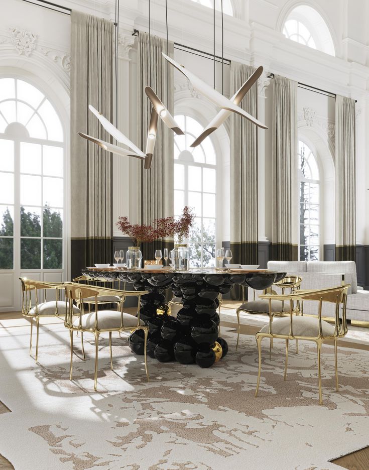 Step into the timeless charm of Parisian dining rooms, where