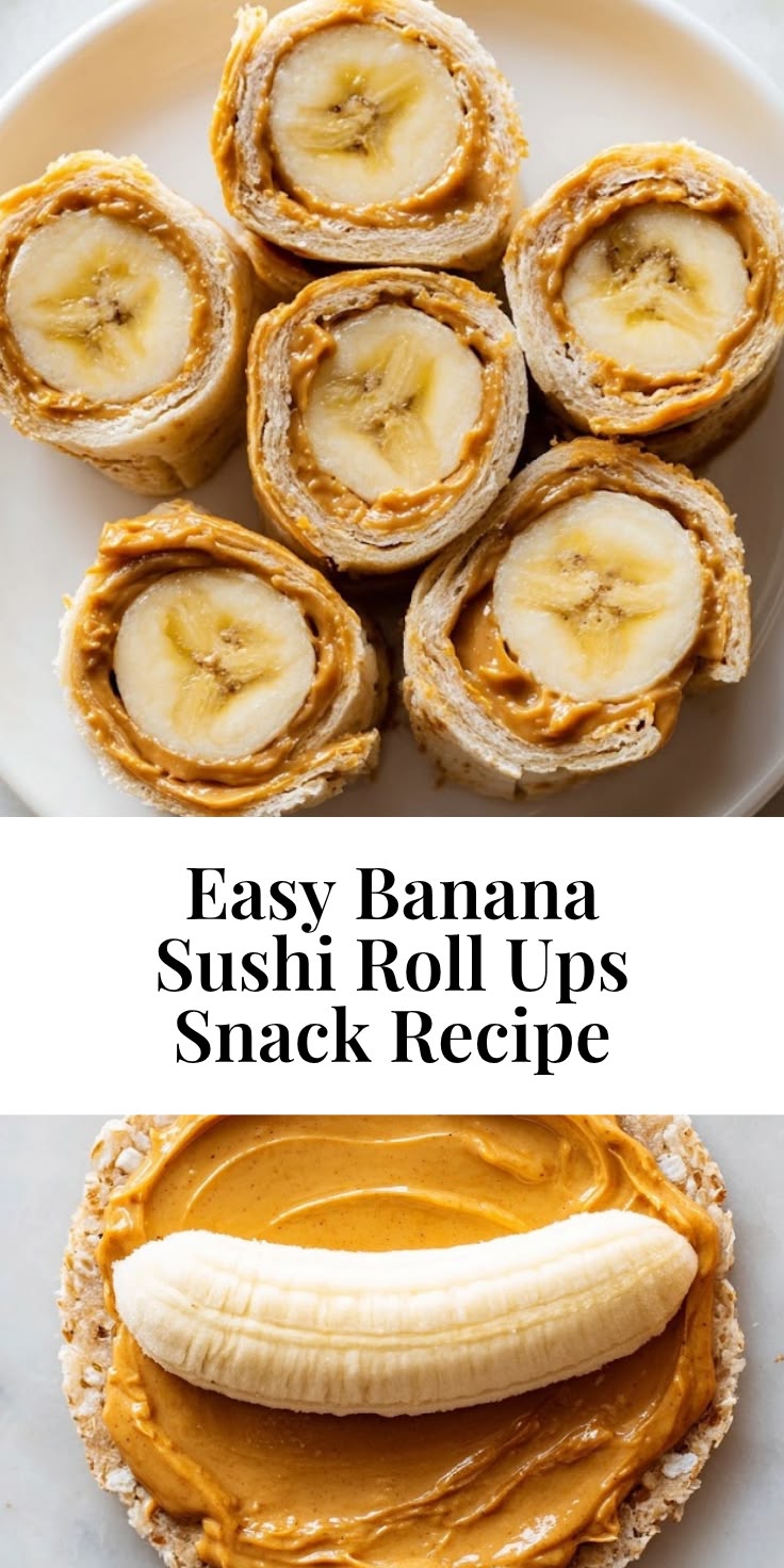 This quick and fun banana sushi roll ups recipe is perfect f