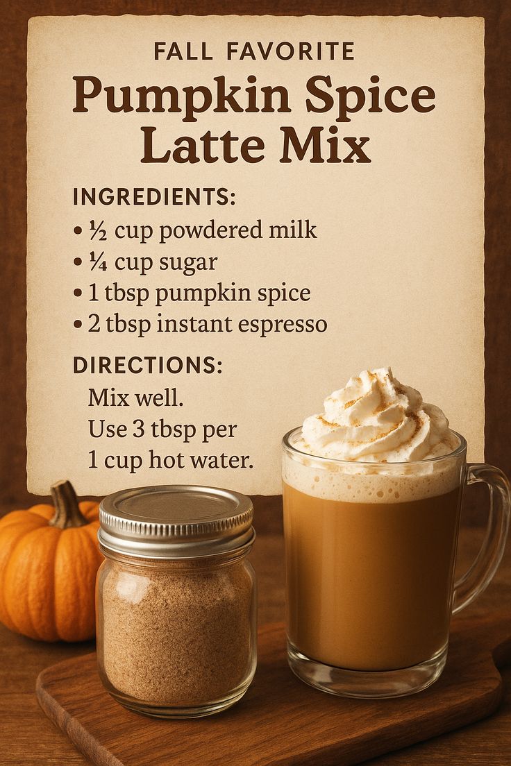 Enjoy a delicious, comforting pumpkin spice latte at home wi
