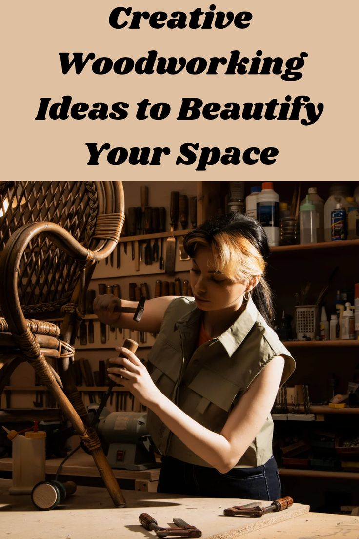 "Transform your home with these creative woodworking ideas! 