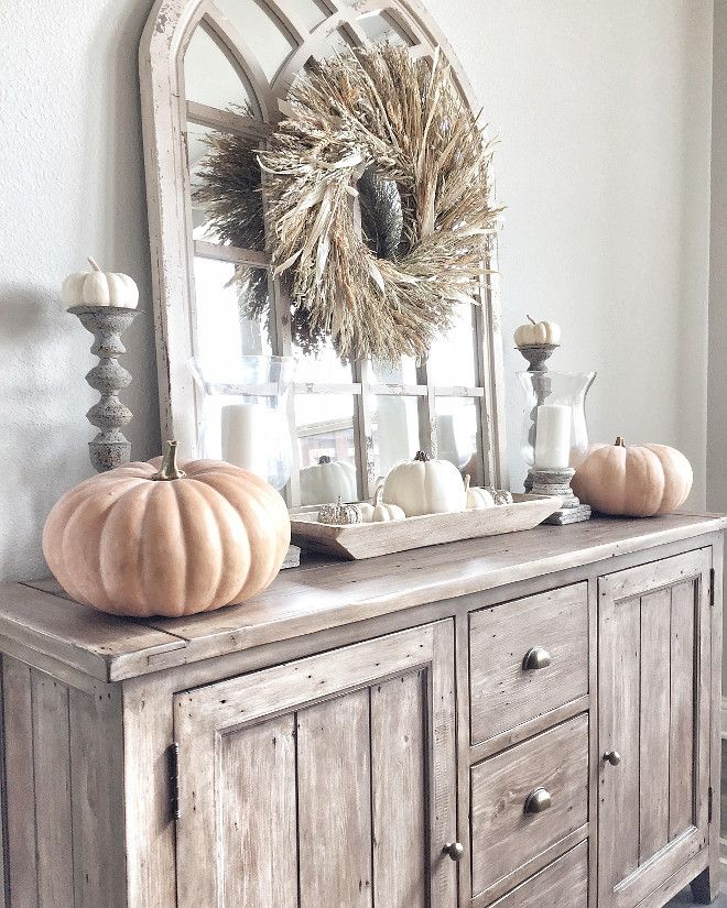 Fall Thanksgiving Decor - neutral autumn fall decor, thanksg