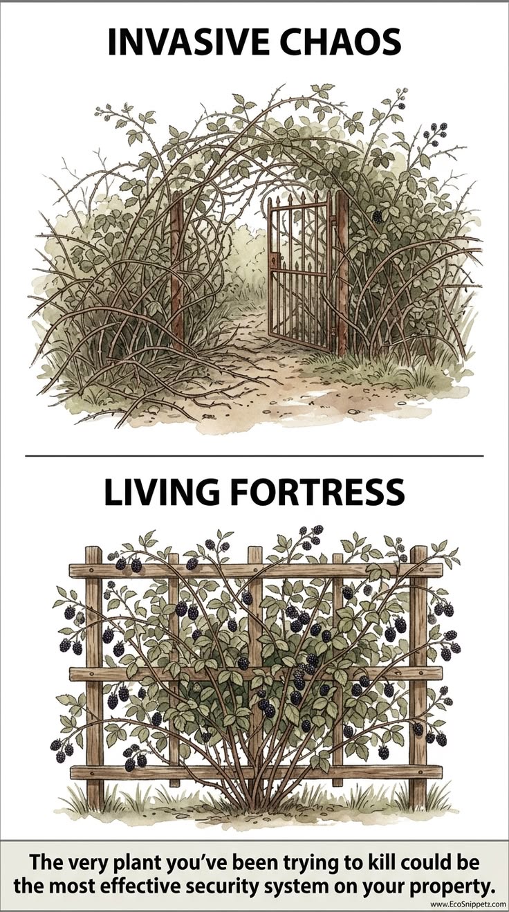 Most homeowners see invasive blackberries as a never-ending 