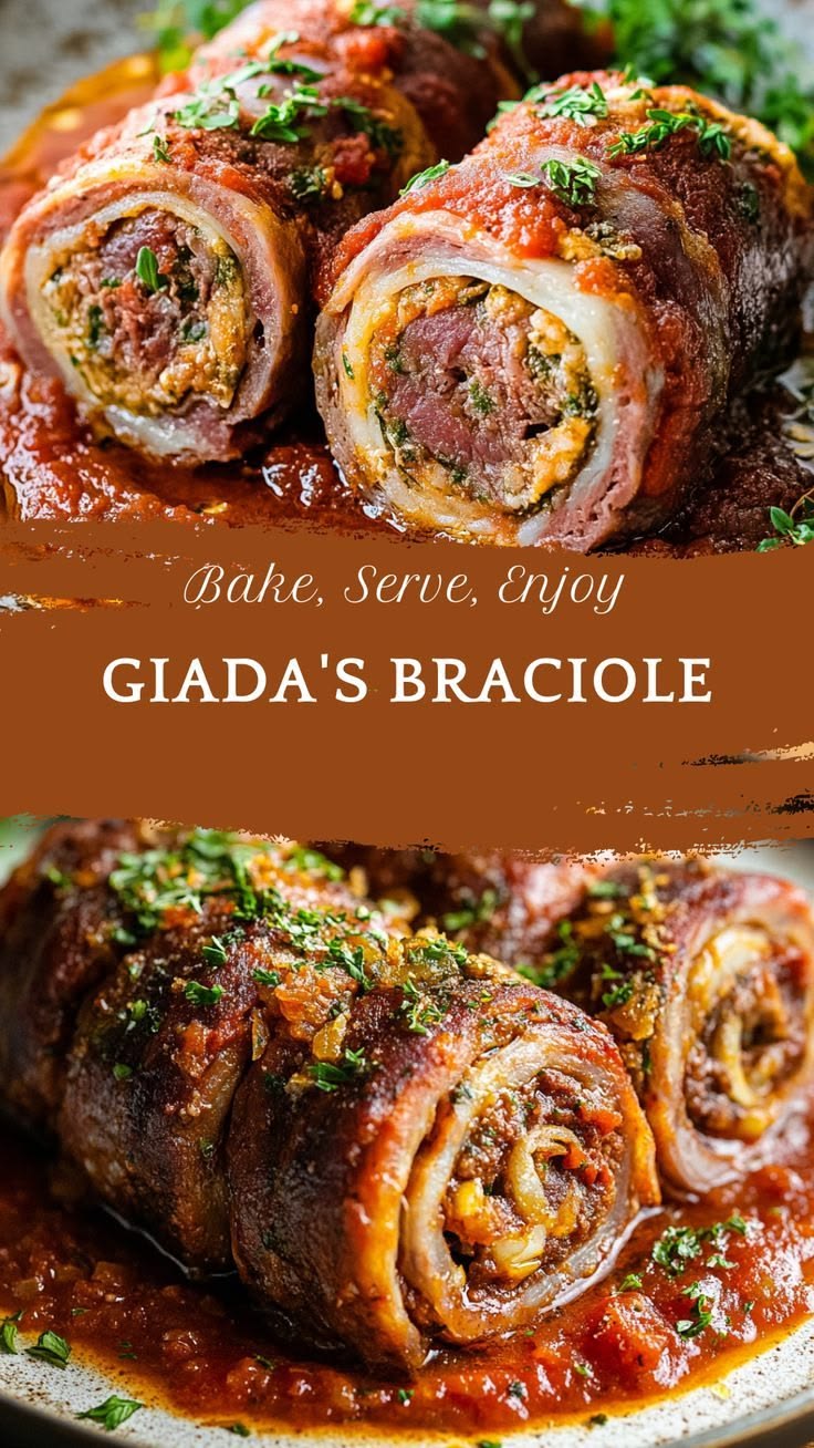 Discover the authentic Italian beef dish: Giada’s Braciole! 