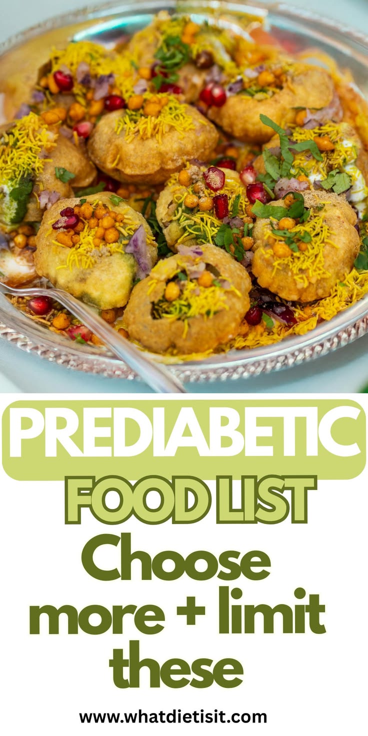 Save this prediabetic diet food list for simple grocery and 