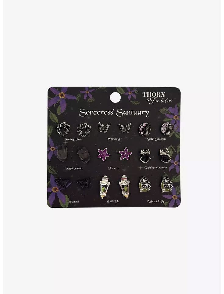 Thorn & Fable Sorceress' Sanctuary Stud Earring Set | Hot To