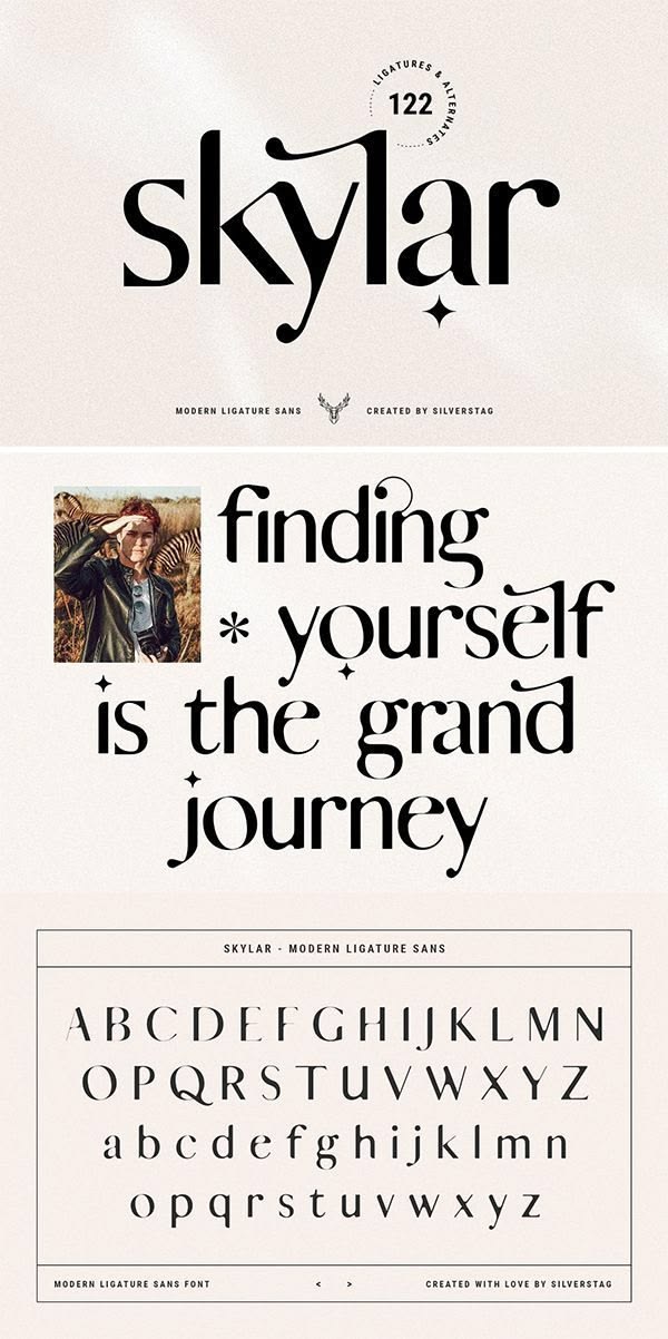 Modern Fonts Design | Best sans serif fonts, Sans serif font