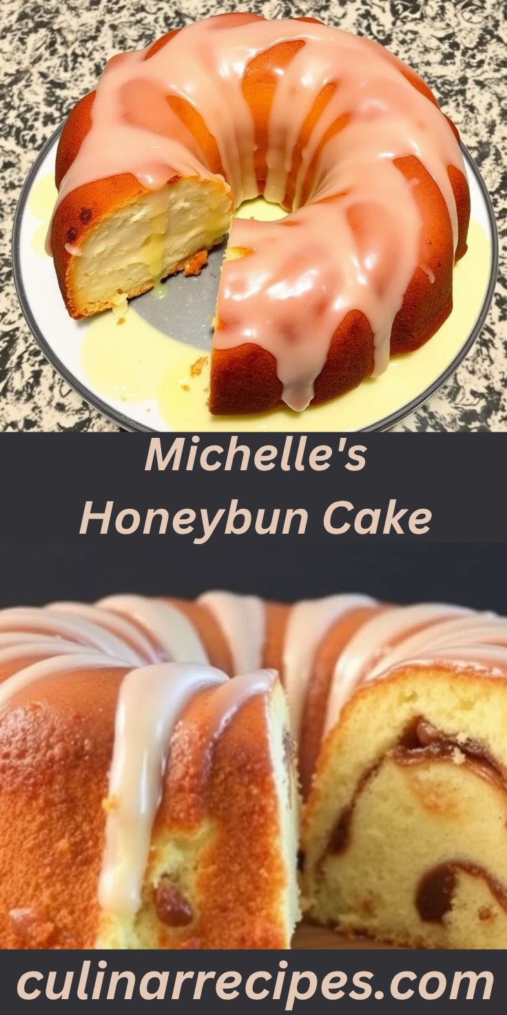 All the cozy, cinnamony goodness of a honey bun in cake form