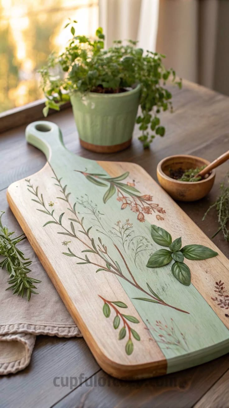 14 Hand-Painted Serving Board Gift Ideas for Housewarming Pa