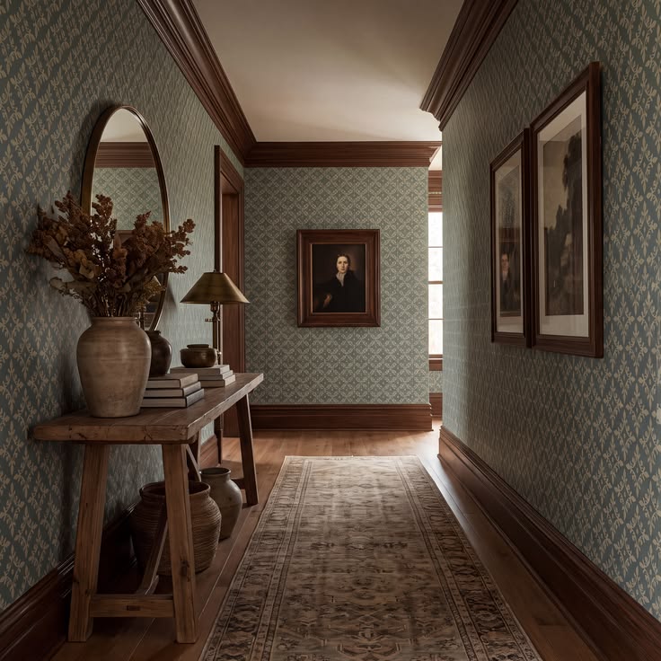 Hallway goals, wallpaper edition.