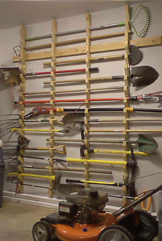 Idea Organizador barras, tubos, molduras... Garden Tool Stor