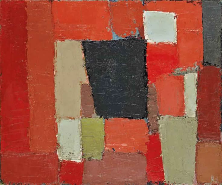 Nicolas de Staël - Rouge et noir (1950)