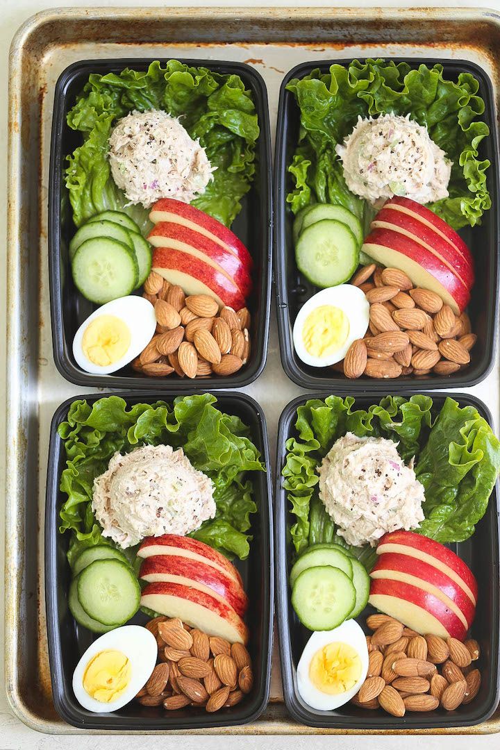 Tuna Salad Meal Prep - Hearty, healthy and light snack boxes