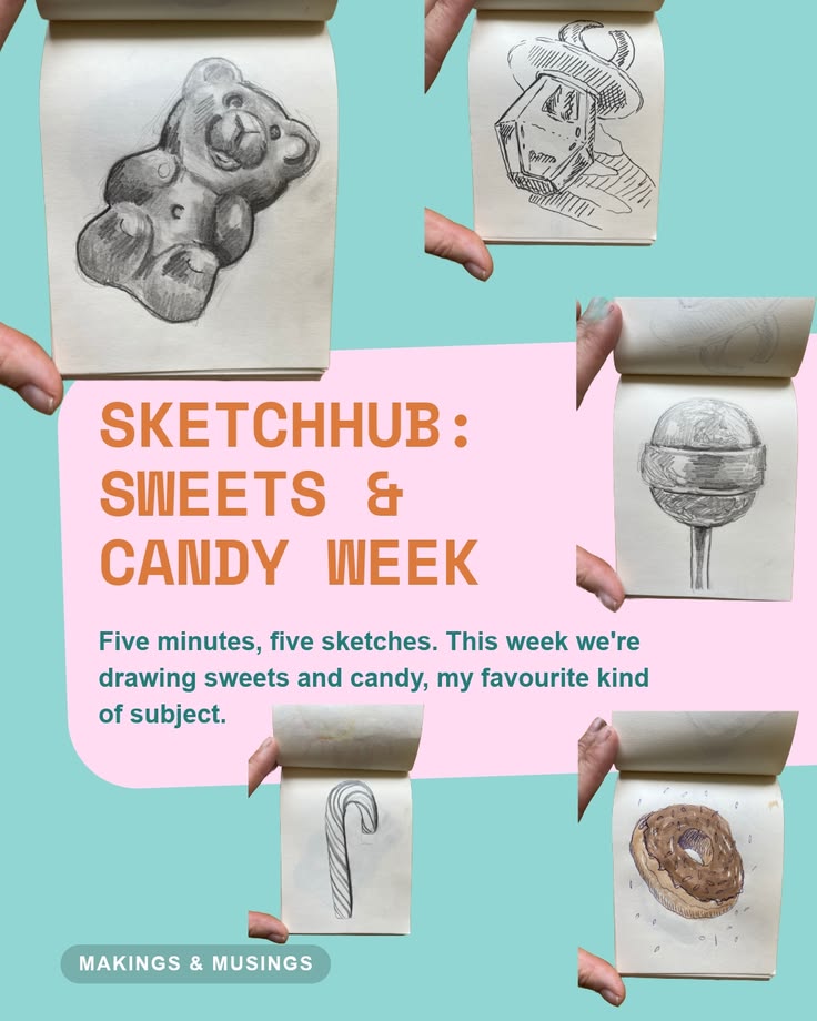 every week we sketch a different topic - the Sketch Hub is £