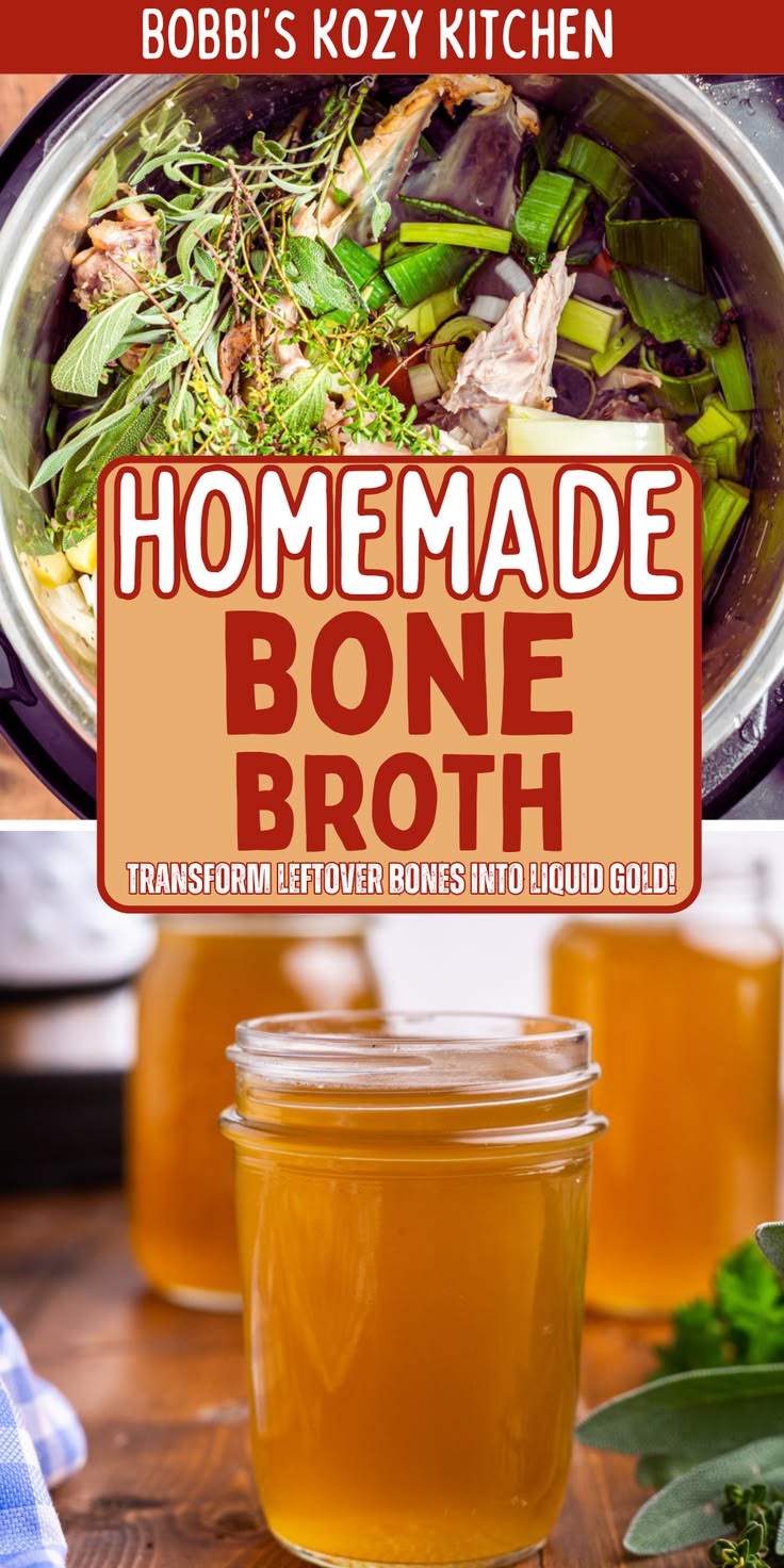 With this easy recipe, you can transform leftover bones into