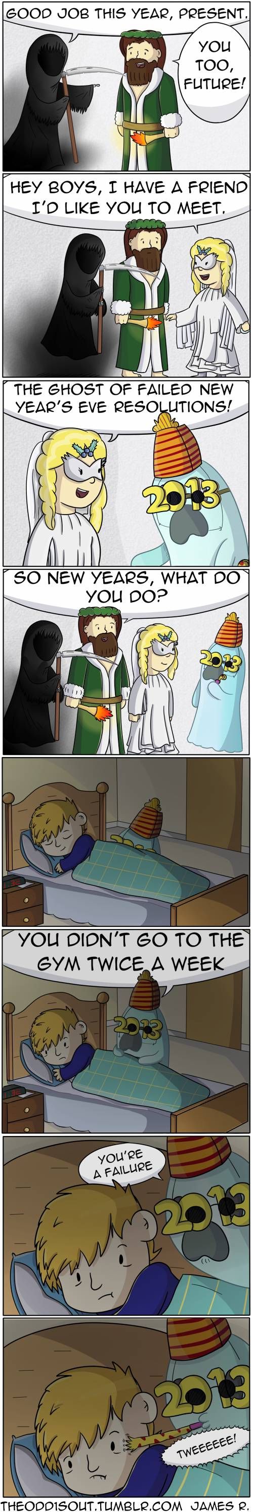 Theodd1sout :: The Ghost of Failed New Years Resolutions | T