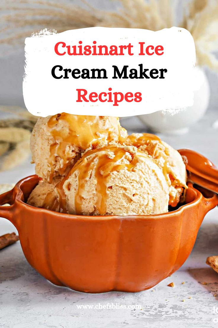 15+ Best Cuisinart Ice Cream Maker Recipes to Try Now! – Che