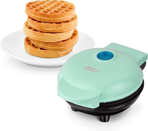 Make your own "Eggos" at home with this mini waffle maker. #