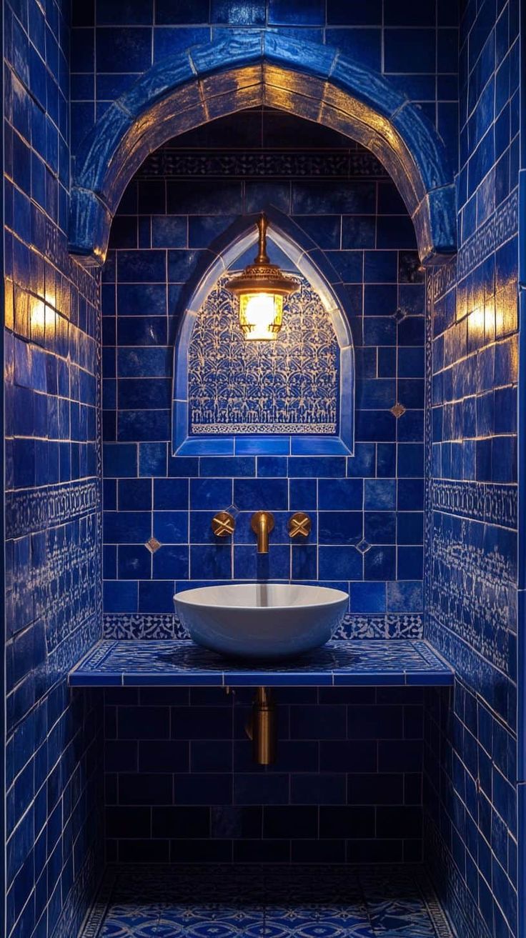 26 Modernes marokkanisches Badezimmer: Perfekte Mischung aus