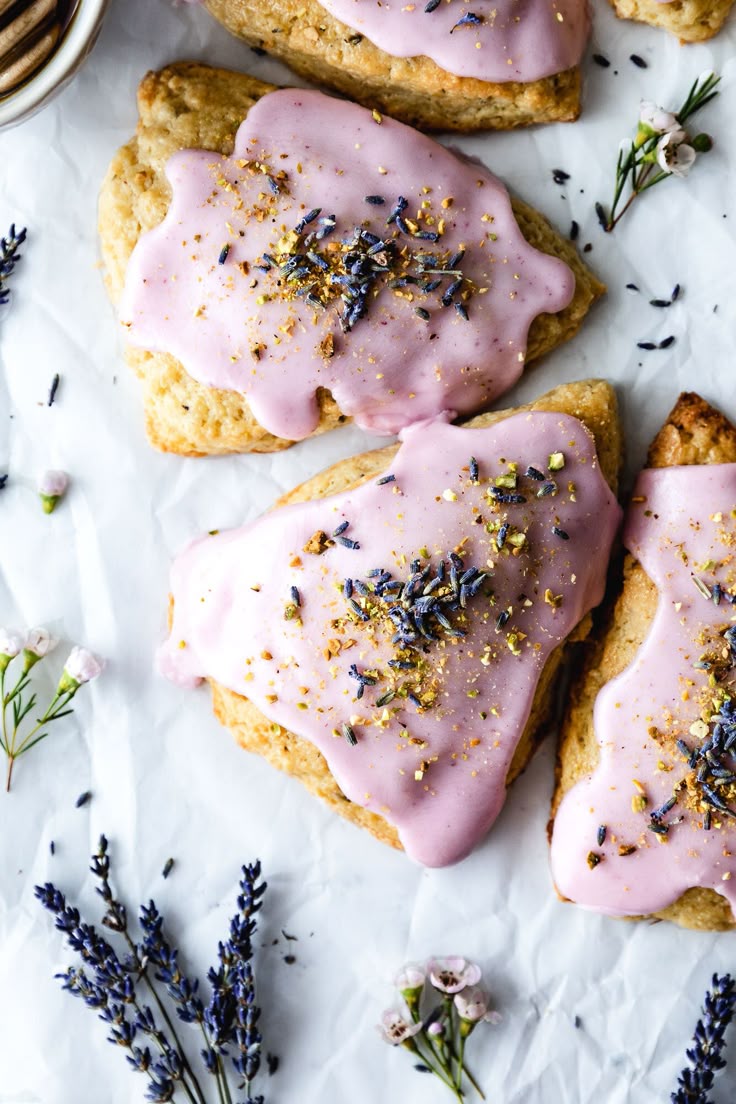 Honey Lavender Scones