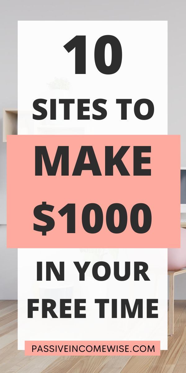 Whether you are looking for some extra money or as a regular