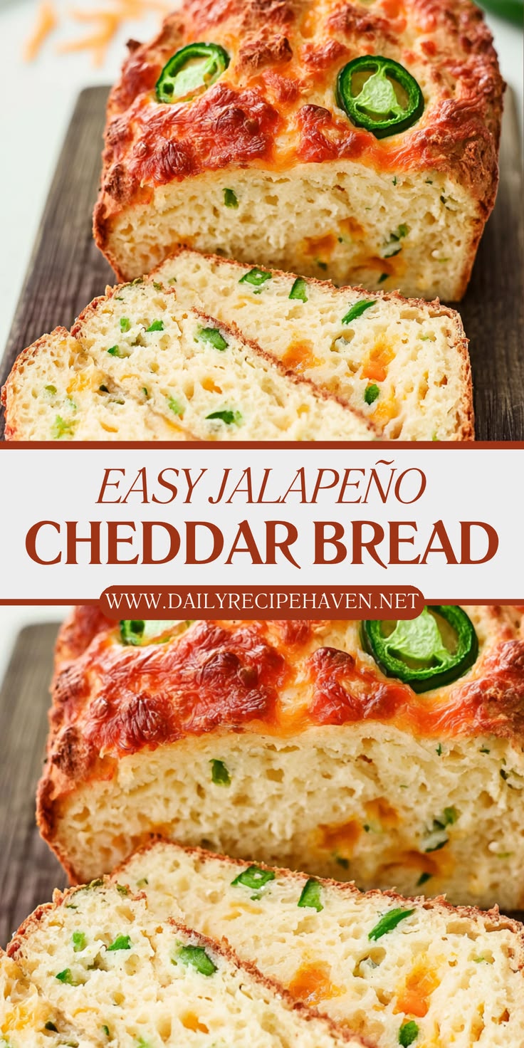 Bake this Easy Jalapeño Cheddar Bread in under an hour—soft,