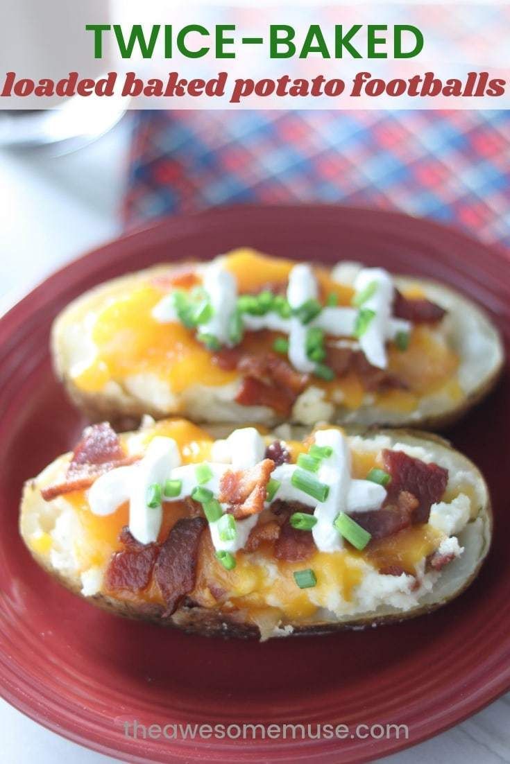 Your Game Day needs our twice baked loaded baked potatoes. T
