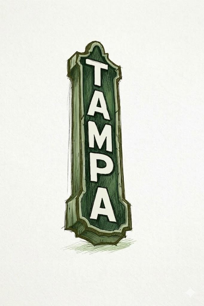 Add a touch of Tampa to your home or office with this Tampa 