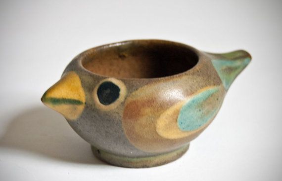 Danish Studio Pottery A Dybdahl Bird highly by TheVintagePot