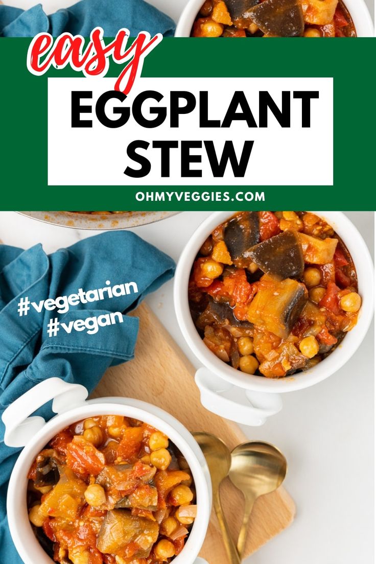 Eggplant stew is a hearty and comforting stew that is a must