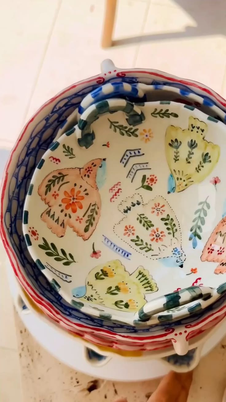 Stoneware ceramic bowls