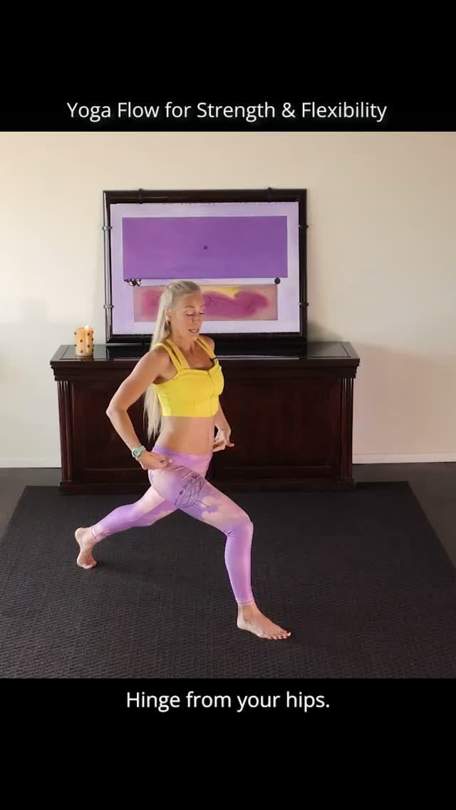 Improve strength and flexibility with this yoga flow routine