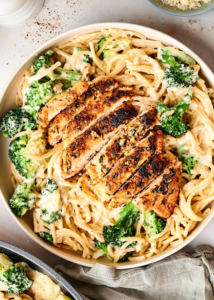 Low Calorie Chicken Alfredo