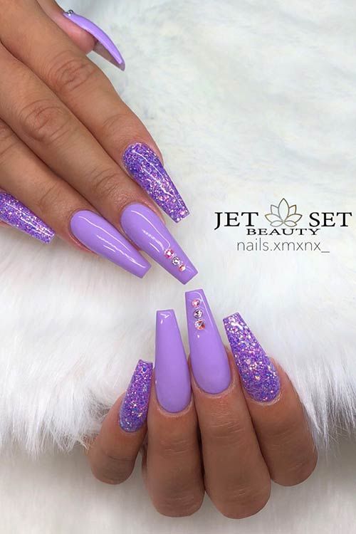 21 Pretty Purple Nail Designs and Ideas | StayGlam