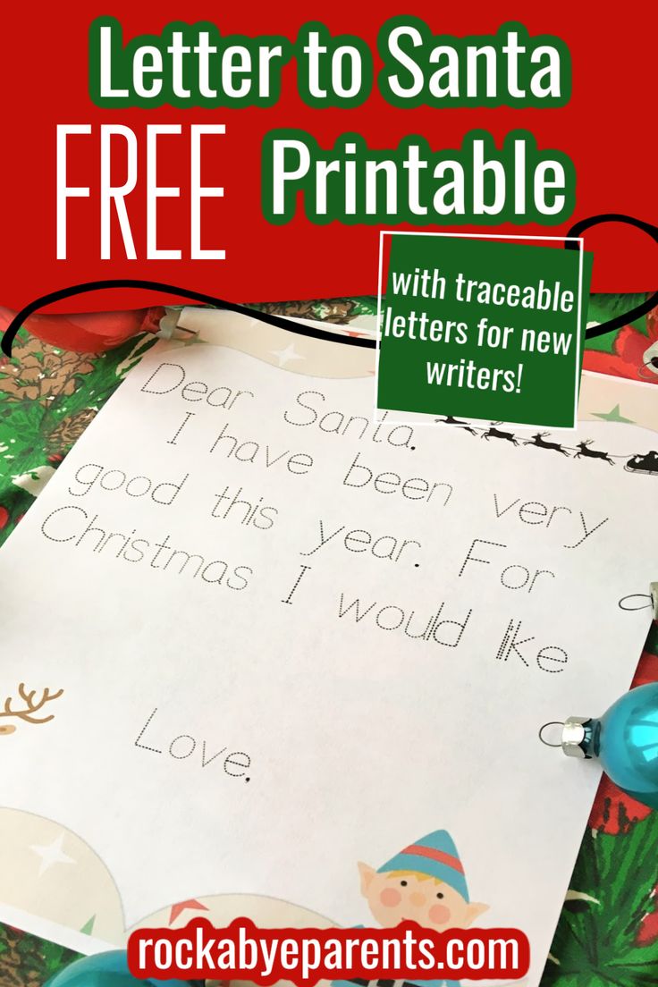 Make writing to Santa extra magical this year with this free