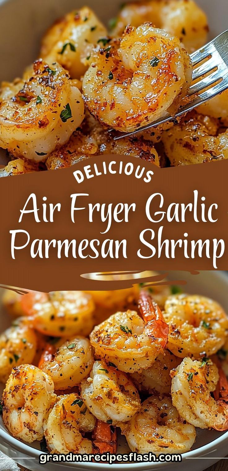 Experience the delightful taste of Air Fryer Garlic Parmesan