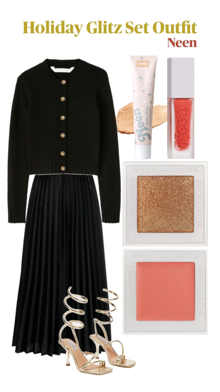 Holiday Glitz Set paired perfectly with an outfit for the ho