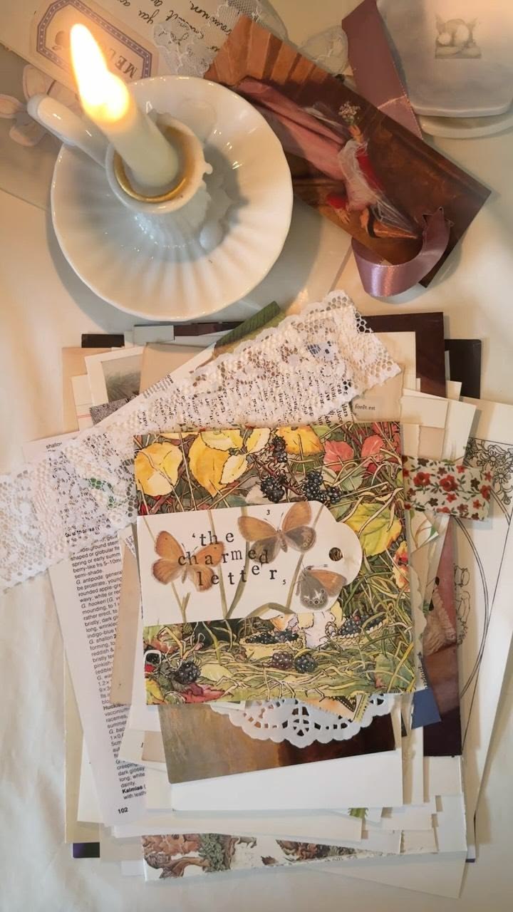 The sweetest package of ephemera!! from Amanda🌻 @thecharmedl